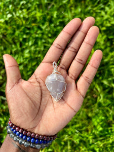 Flower Agate Wire Wrapped