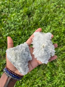 Clear Quartz with pyrite