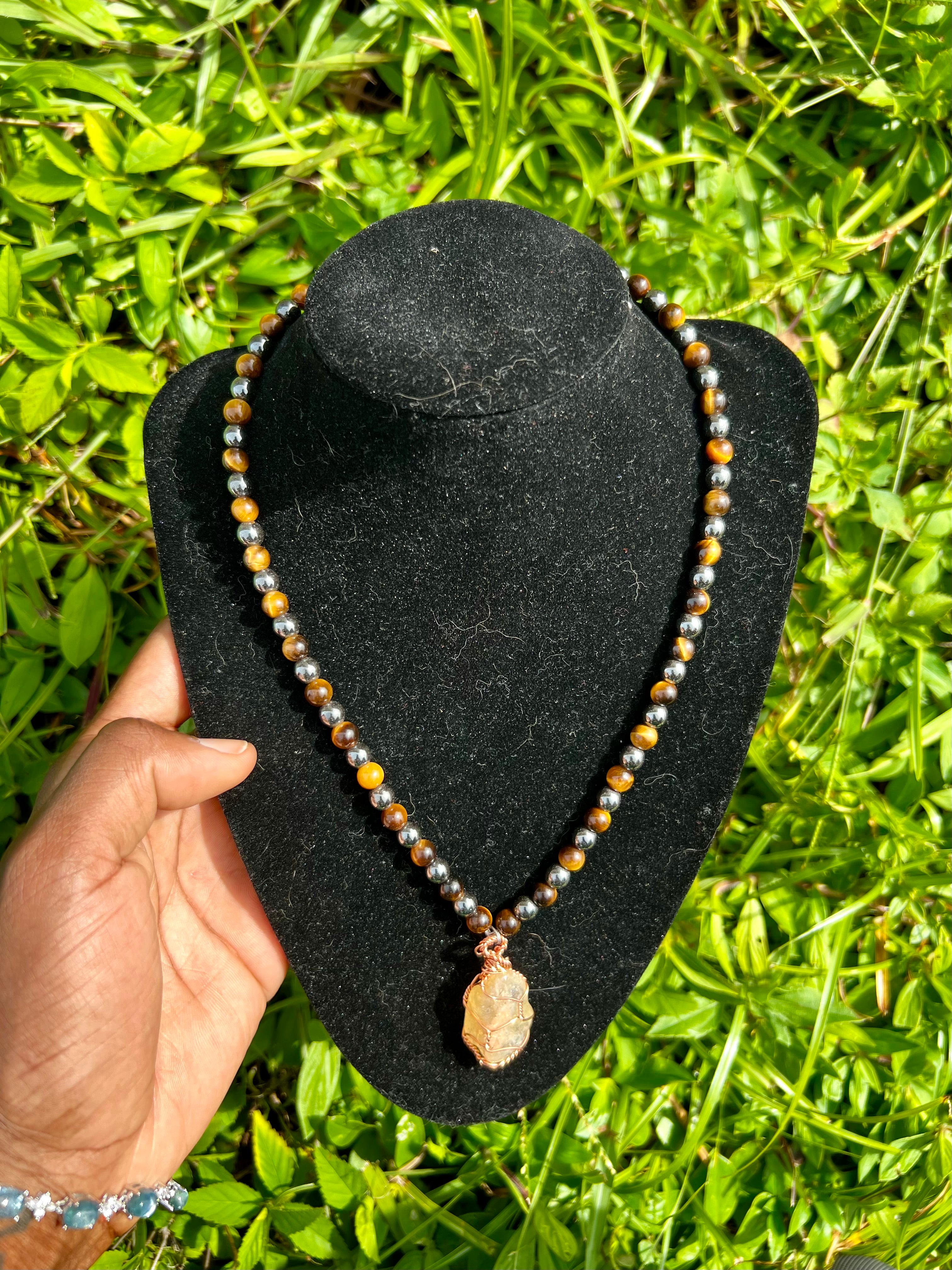 The Hunter (Tigers Eye Hematite Citrine)