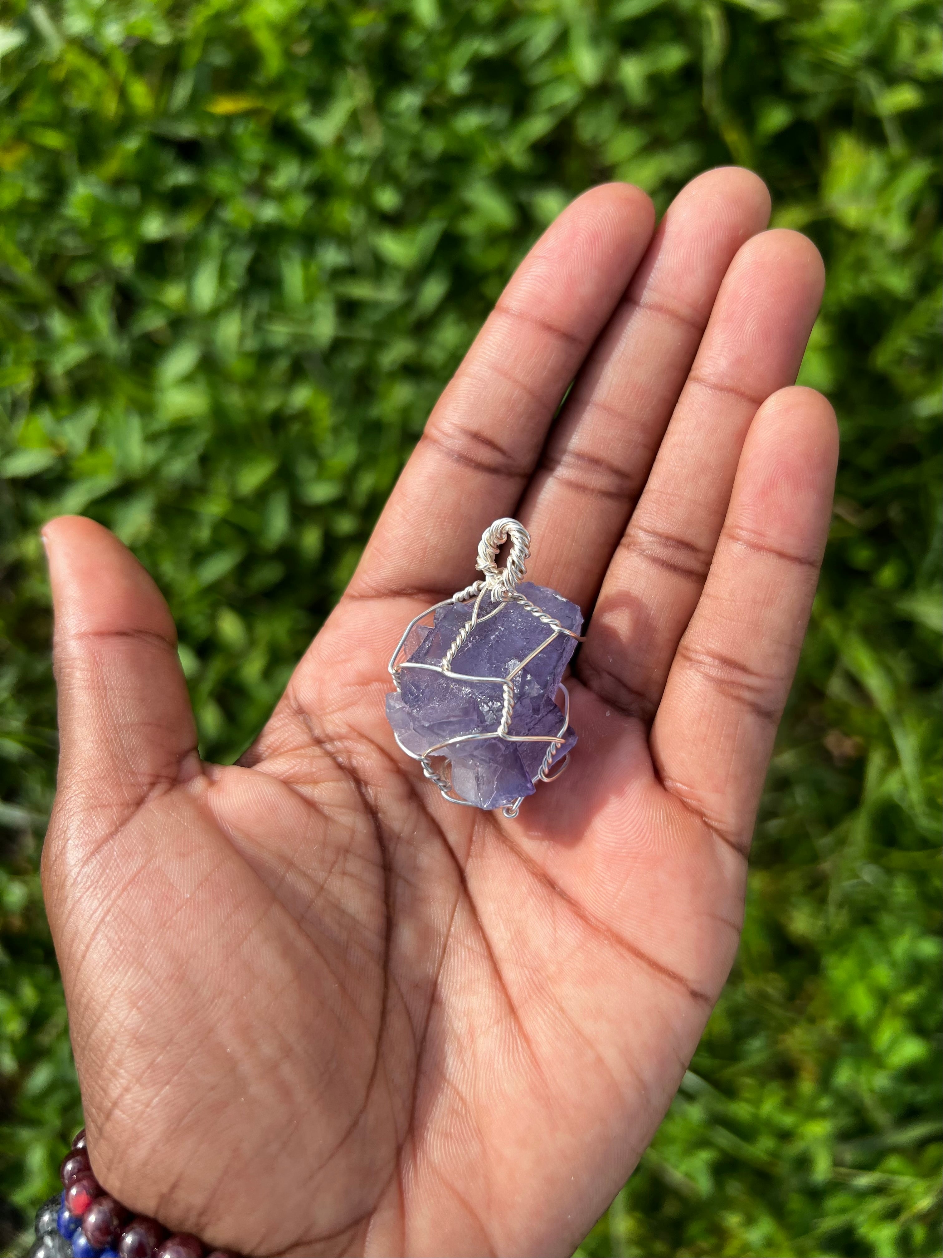 Fluorite Wire Wrapped