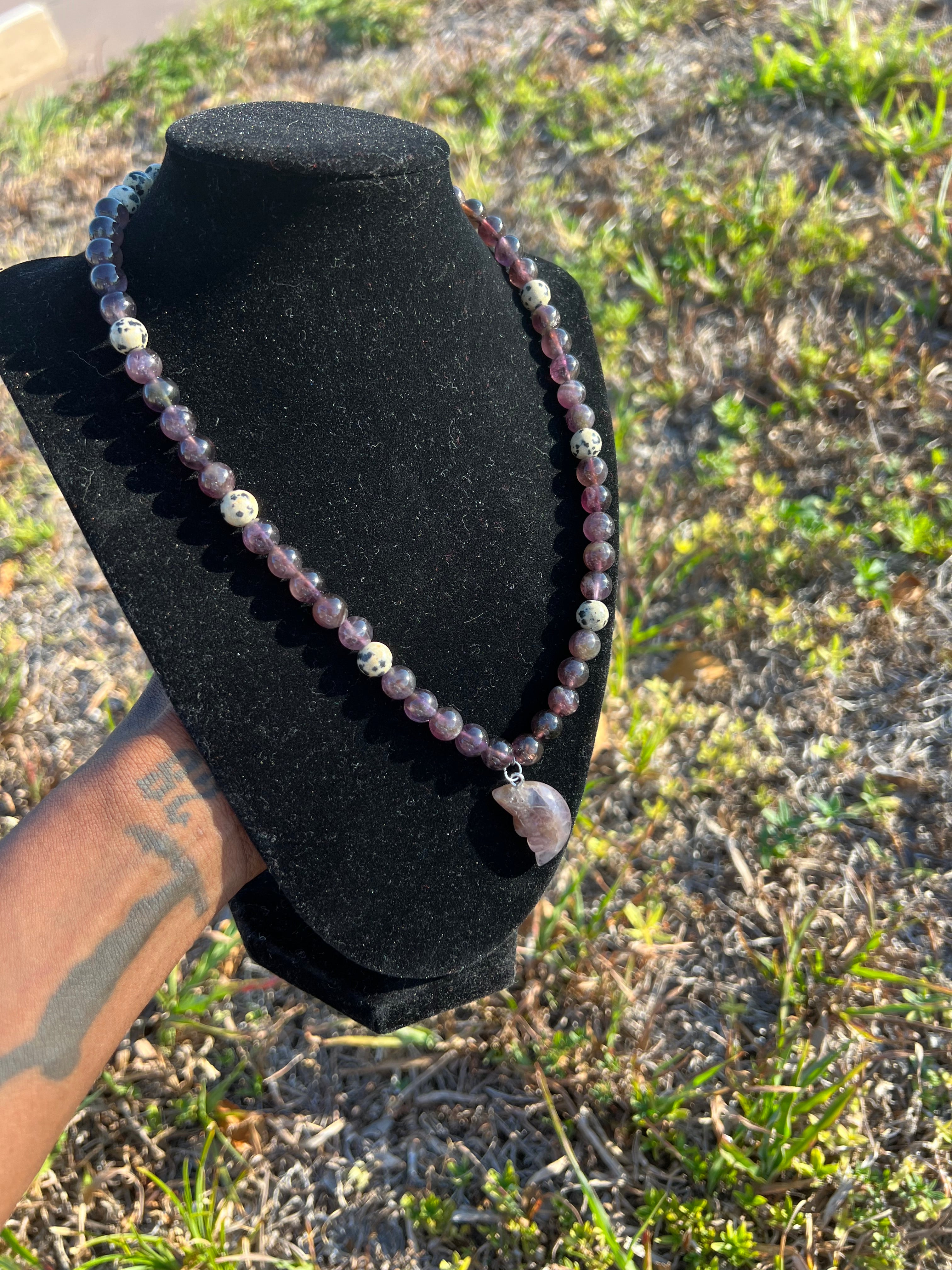 Ease Your Mind (Amethyst Dalmatian Jasper)