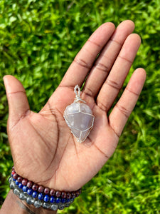 Flower Agate Wire Wrapped