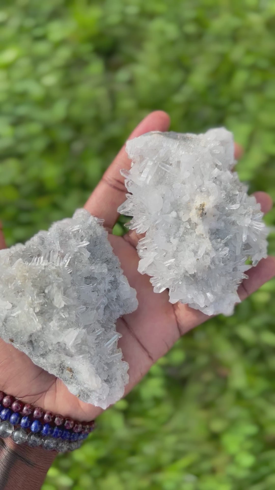 Clear Quartz with pyrite