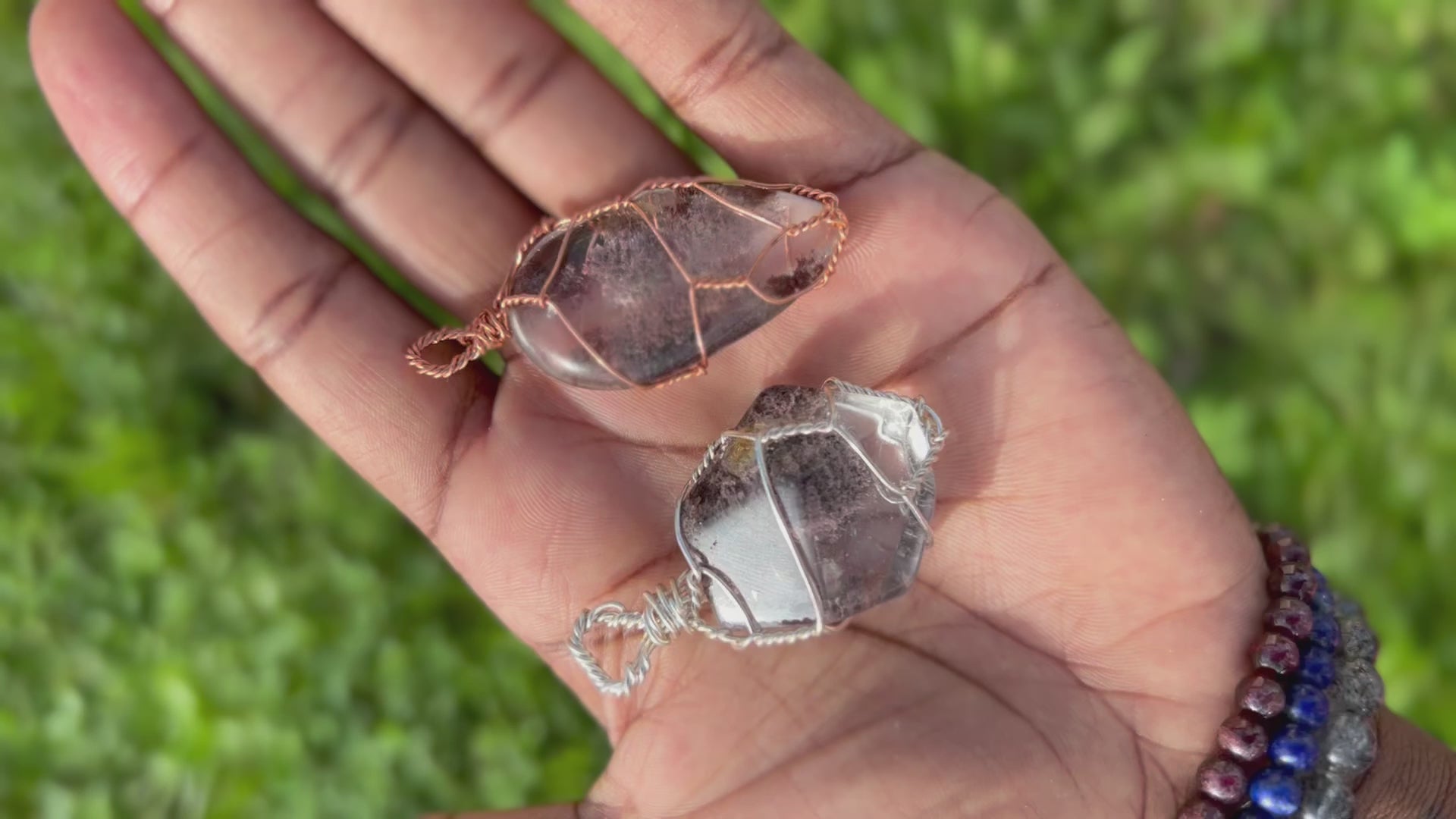 Garden Quartz Wire Wrapped