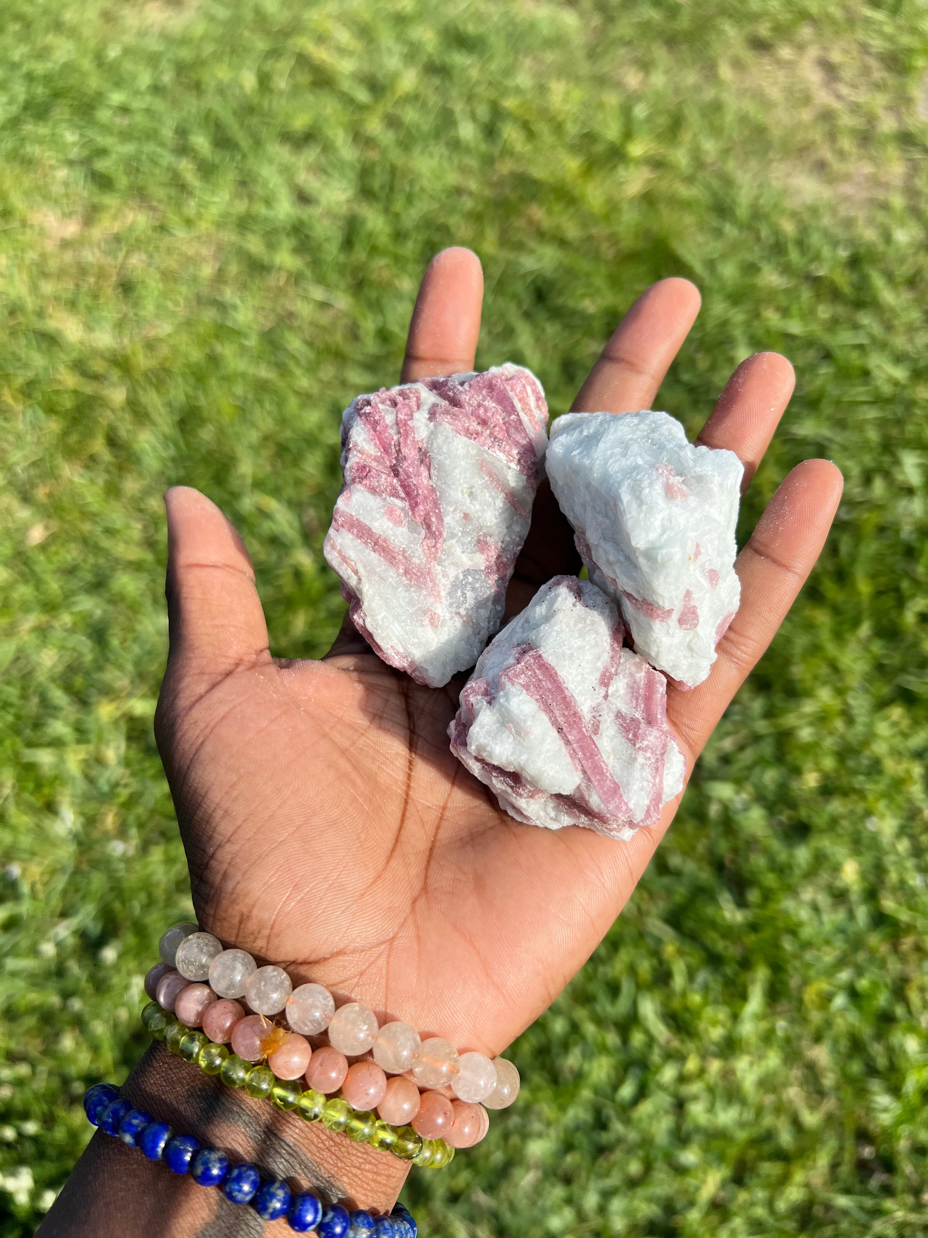 Pink Tourmaline Large Raw